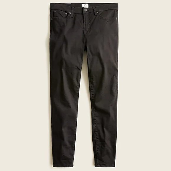 J.Crew 8" Toothpick Jean in Black